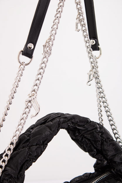 JUICY COUTURE ISABELLE NYLON SMALL en color BLACK  (4)