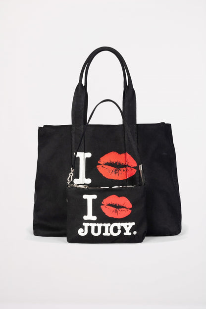 JUICY COUTURE DAISY CANVAS L SHOP en color BLACK  (4)