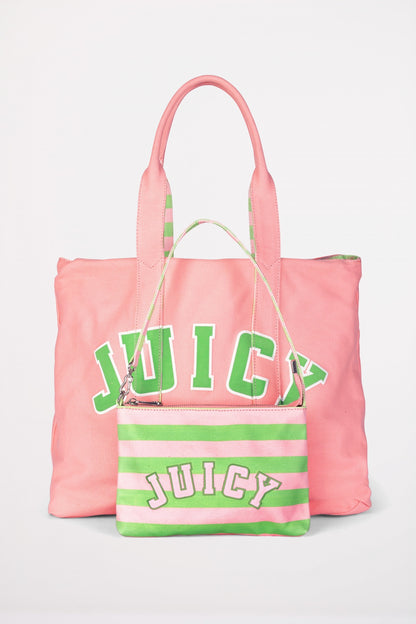JUICY COUTURE DAISY CANVAS L SHOP en color PINK  (4)