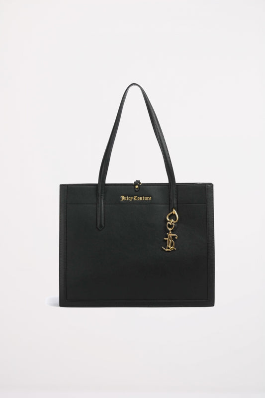JUICY COUTURE LILY LARGE SHOPPING en color BLACK  (1)