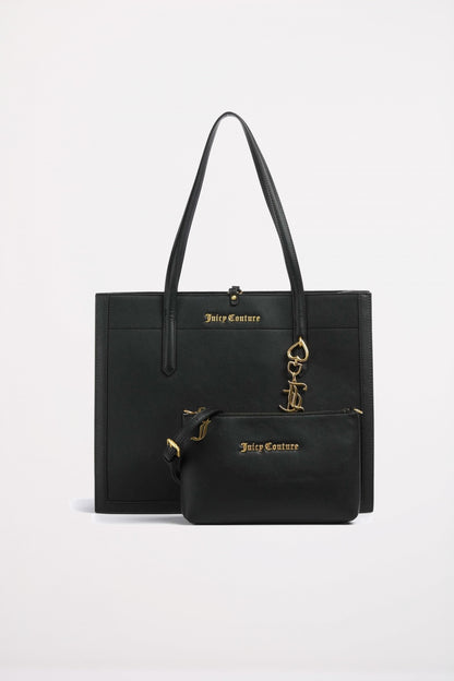 JUICY COUTURE LILY LARGE SHOPPING en color BLACK  (2)
