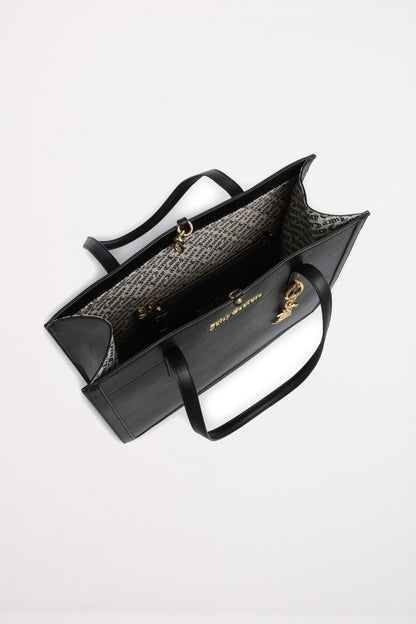 JUICY COUTURE LILY LARGE SHOPPING en color BLACK  (4)