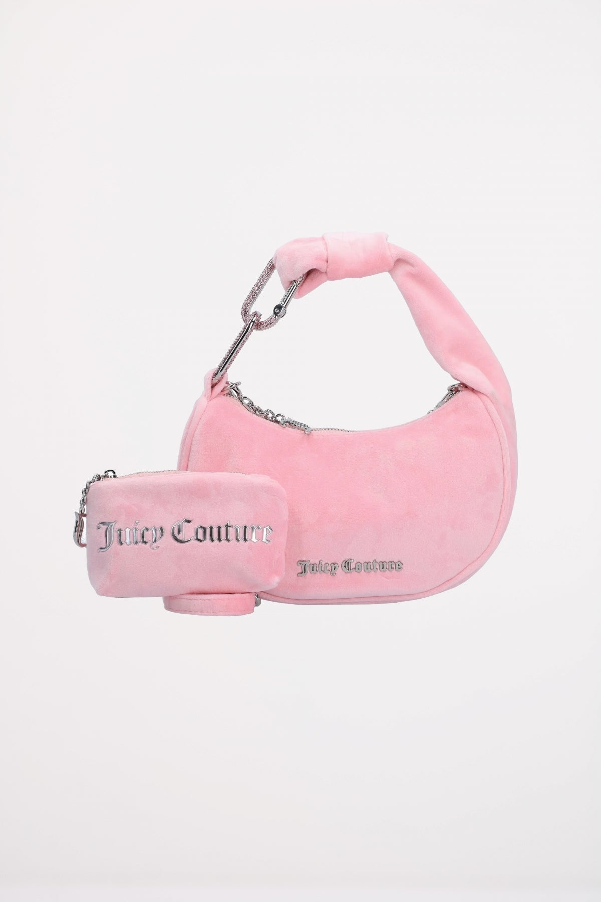 JUICY COUTURE BLOSSOM SMALL HOBO en color PINK  (1)