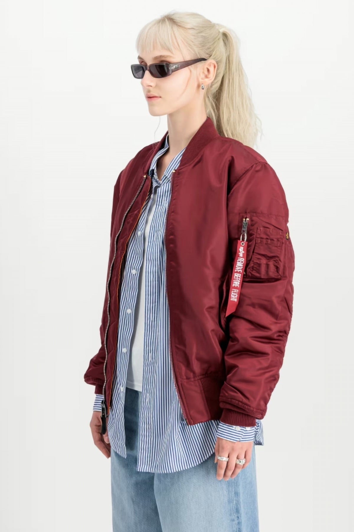 ALPHA INDUSTRIES MA- HERITAGE en color BURGUNDY  (3)
