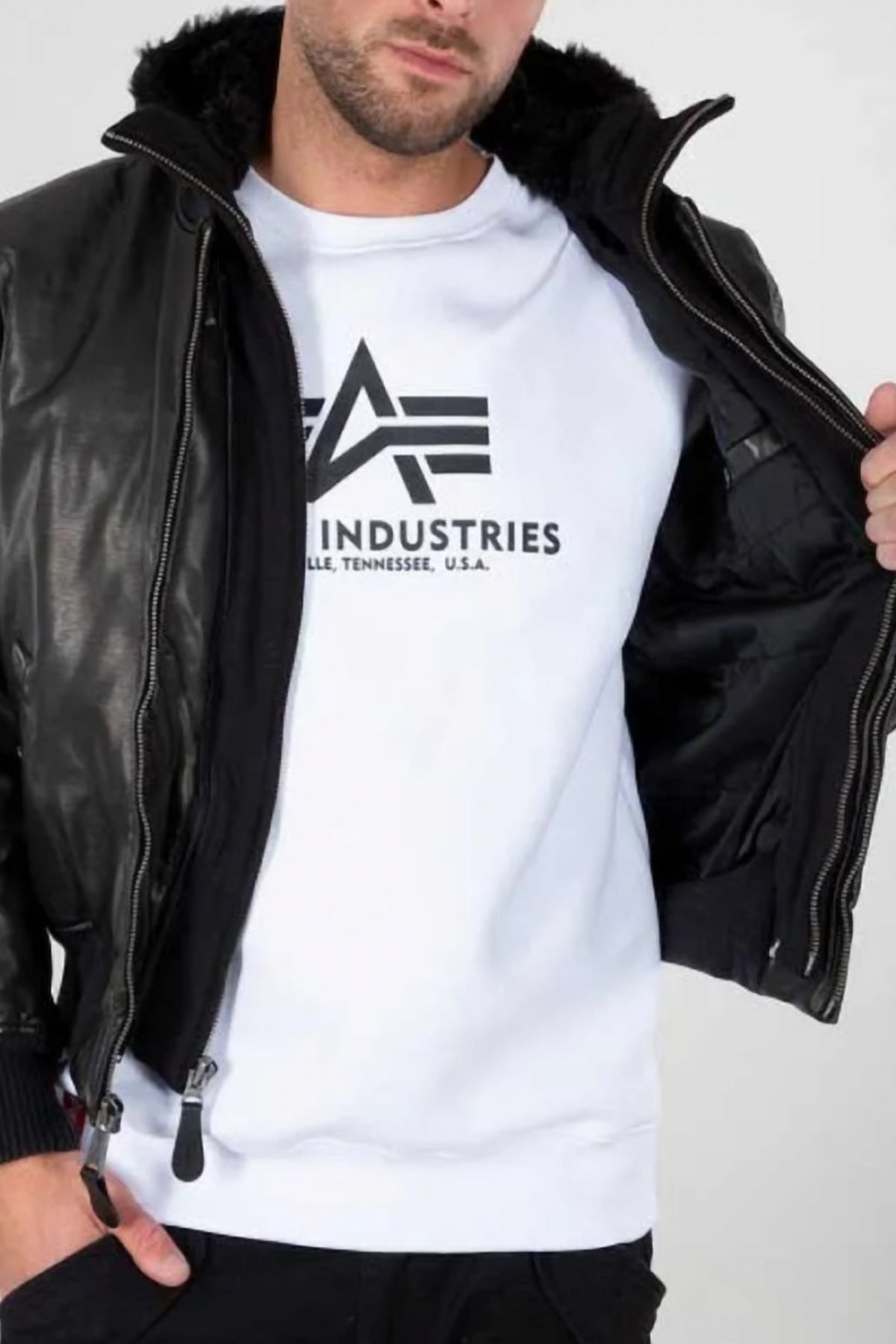 ALPHA INDUSTRIES MA- D-TEC FL en color BLCKGRY  (3)