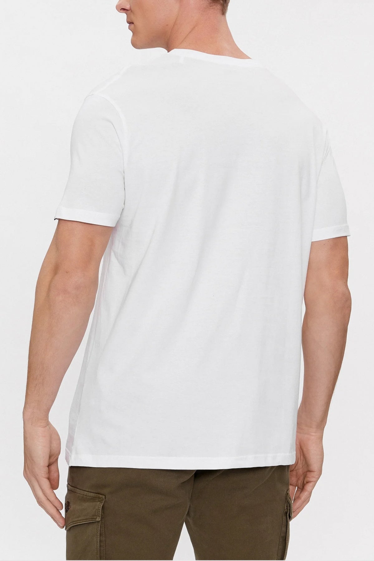ALPHA INDUSTRIES BASIC T-SHIRT en color WHITE  (3)