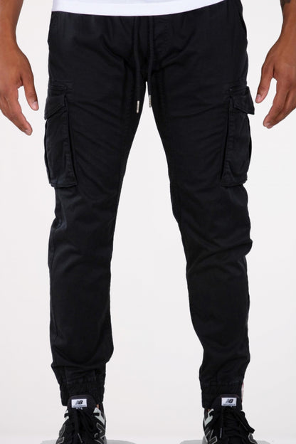 ALPHA INDUSTRIES COTTON TWILL JOGGER en color BLACK  (1)
