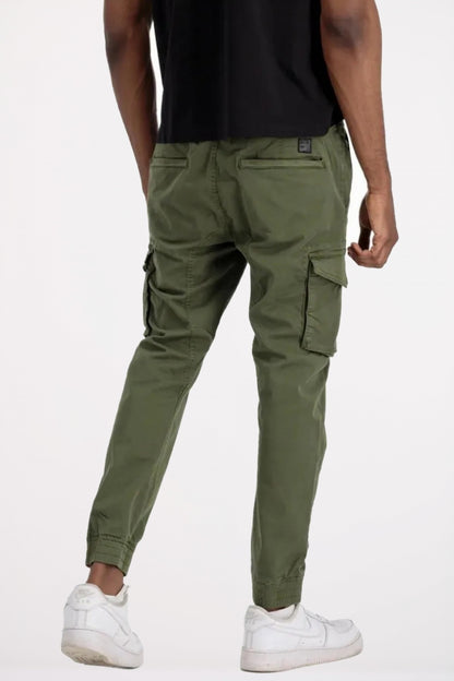 ALPHA INDUSTRIES COTTON TWILL JOGGER en color DRKOLIV  (3)