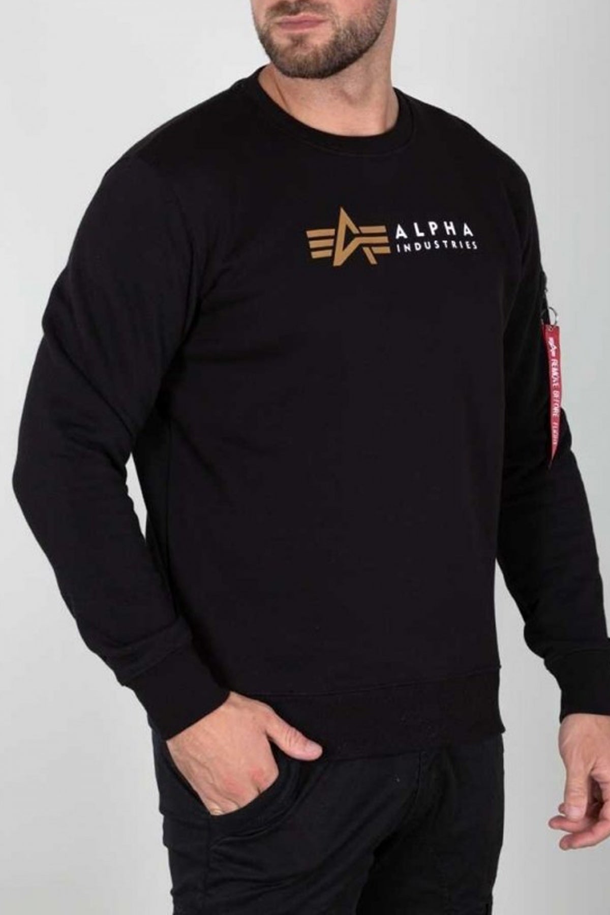 ALPHA INDUSTRIES ALPHA JUMPER en color BLACK  (1)