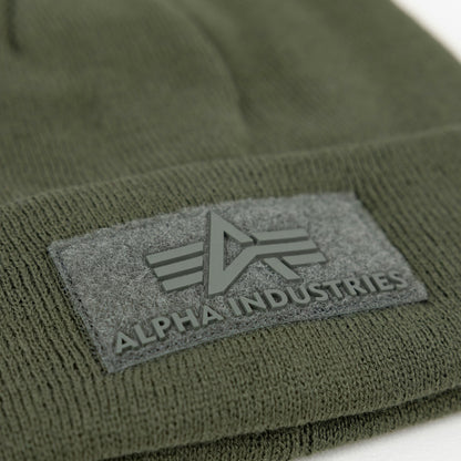 ALPHA INDUSTRIES VLC BEANIE en color DRKGRN  (6)