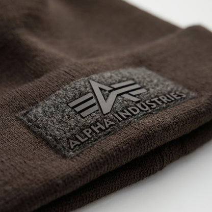 ALPHA INDUSTRIES VLC BEANIE en color HNTRBRW  (6)
