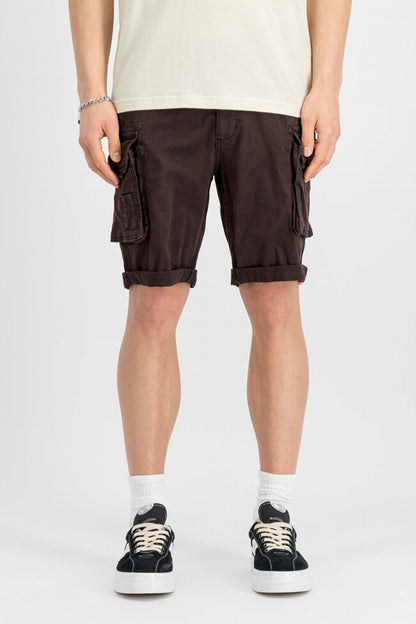 ALPHA INDUSTRIES CREW SHORT en color BROWN  (1)
