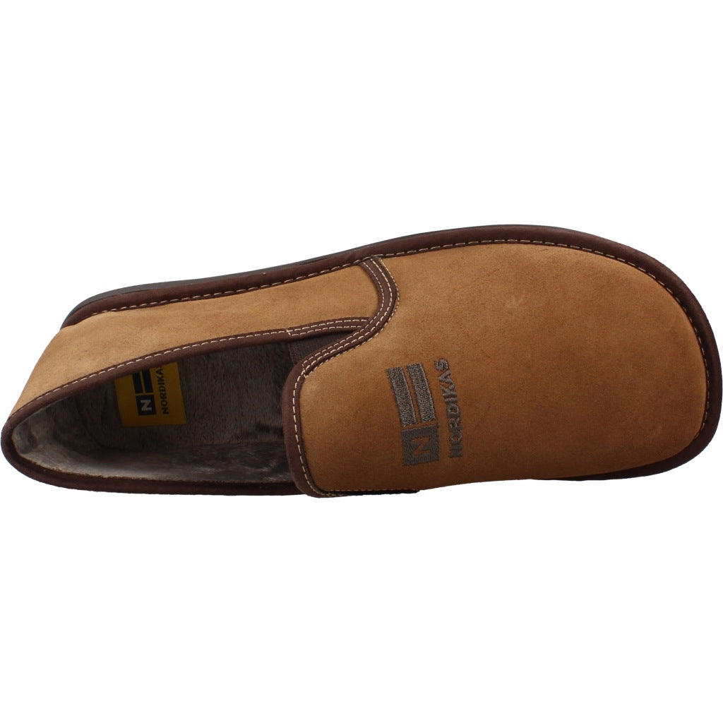 NORDIKAS  AFELPADO ZAPATIL en color TAUPE  (7)