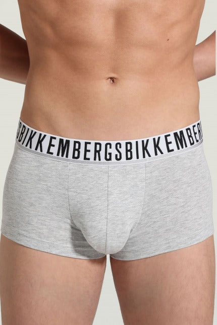 BIKKEMBERGS UNDERWEAR -PACK HOMBRE BOXER en color GREY  (3)