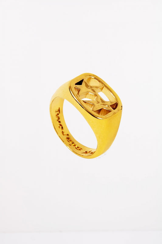 TWOJEYS FRAMED RING en color ORO  (1)