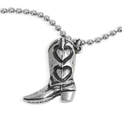 TWOJEYS BOOT NECKLACE en color PLATA  (6)