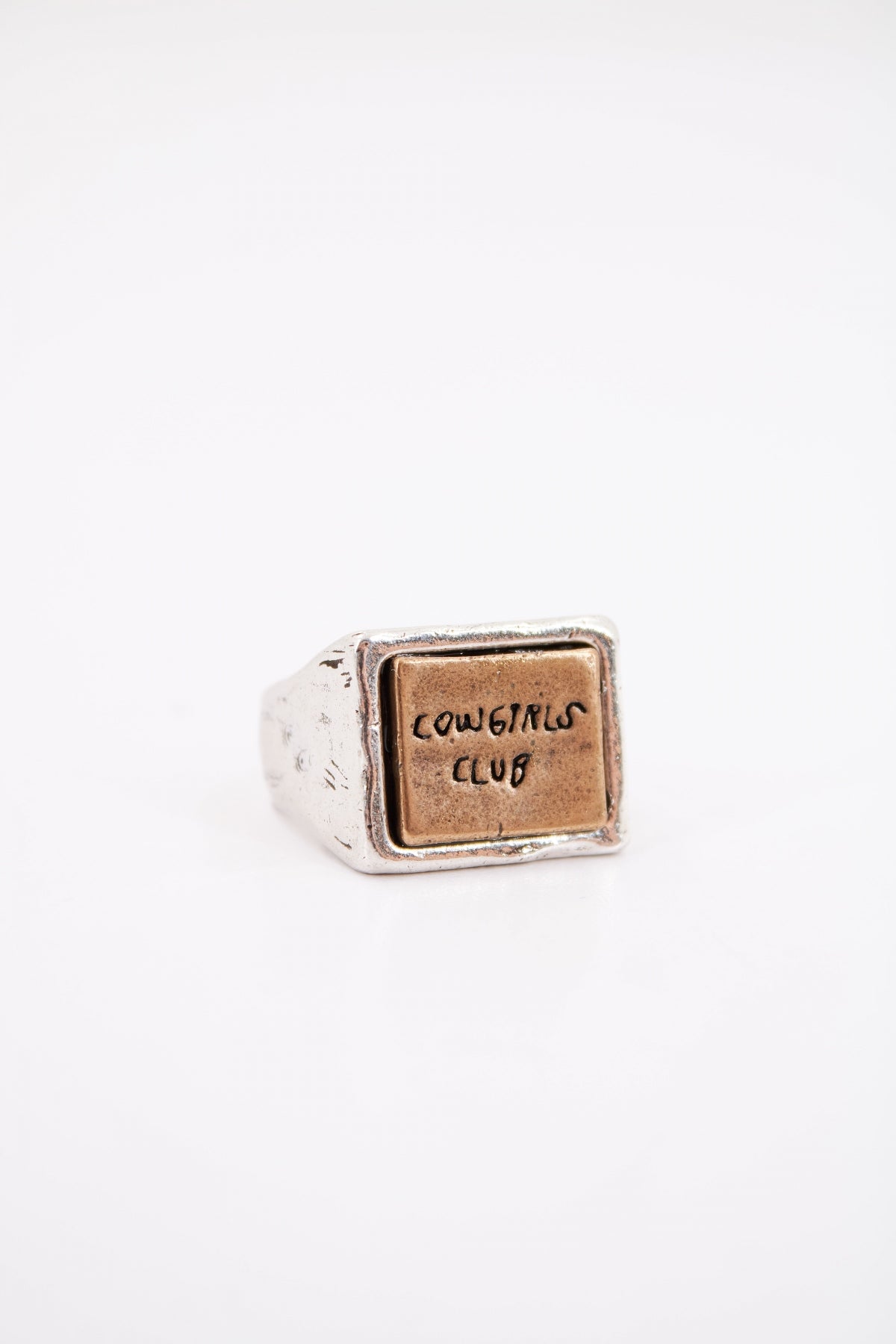 TWOJEYS COWGIRL CLUB RING en color PLATA  (1)
