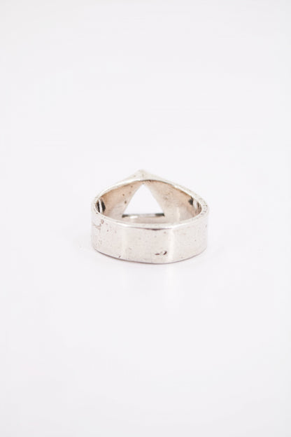 TWOJEYS TRIANGLE RING en color PLATA  (4)