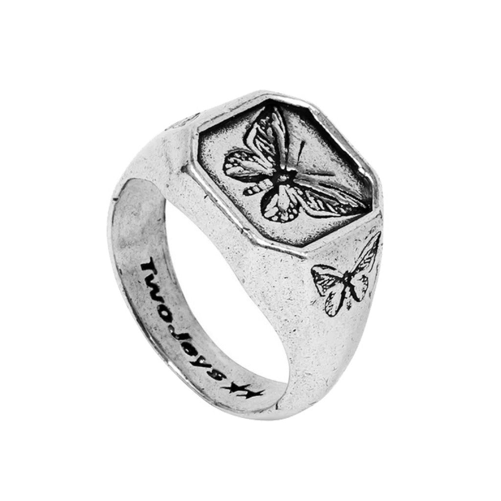TWOJEYS BUTTERFLY EFFECT RIN en color PLATA  (4)
