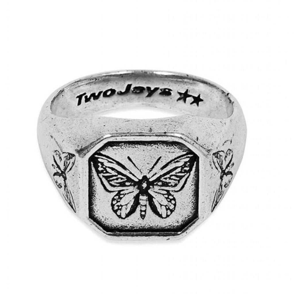 TWOJEYS BUTTERFLY EFFECT RIN en color PLATA  (6)