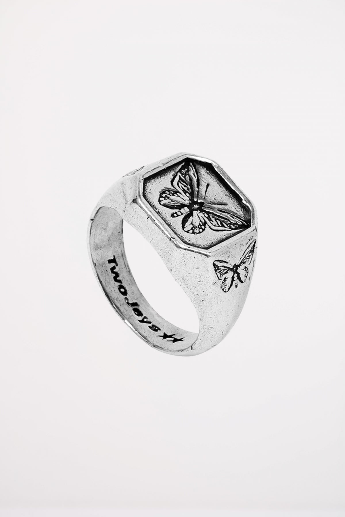 TWOJEYS BUTTERFLY EFFECT RIN en color PLATA  (1)