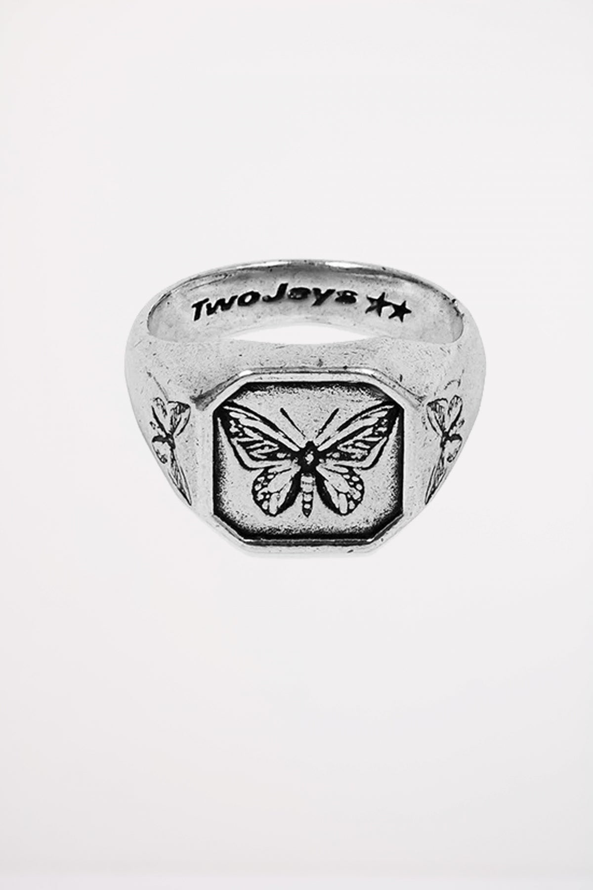 TWOJEYS BUTTERFLY EFFECT RIN en color PLATA  (3)