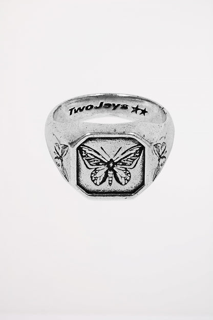 TWOJEYS BUTTERFLY EFFECT RIN en color PLATA  (3)