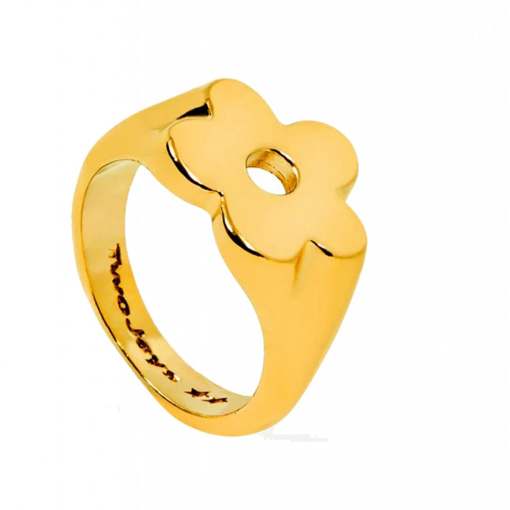 TWOJEYS  FLOWER RING en color ORO  (4)