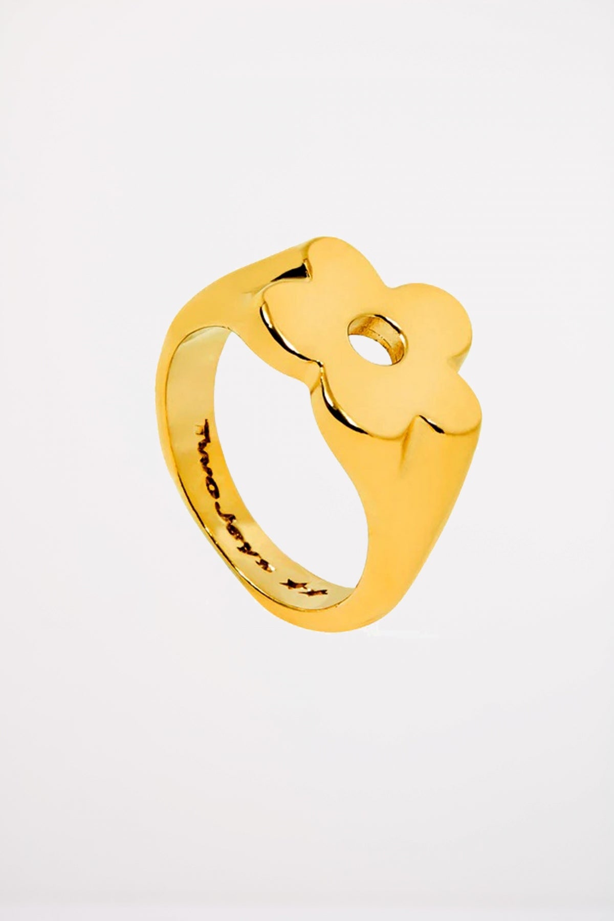 TWOJEYS  FLOWER RING en color ORO  (1)