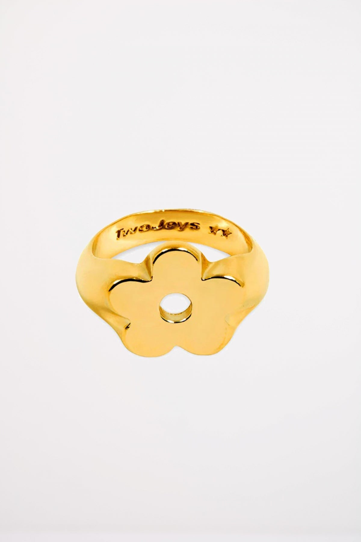 TWOJEYS  FLOWER RING en color ORO  (3)