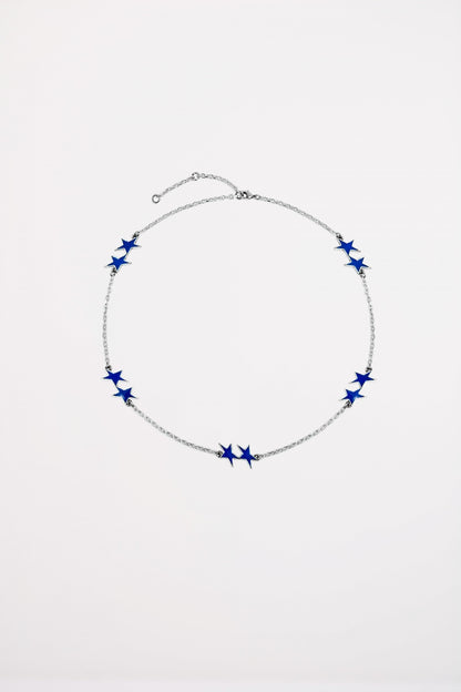 TWOJEYS ENAMELED ICON NECKLA en color PLATA  (1)