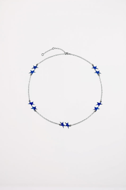 TWOJEYS ENAMELED ICON NECKLA en color PLATA  (1)