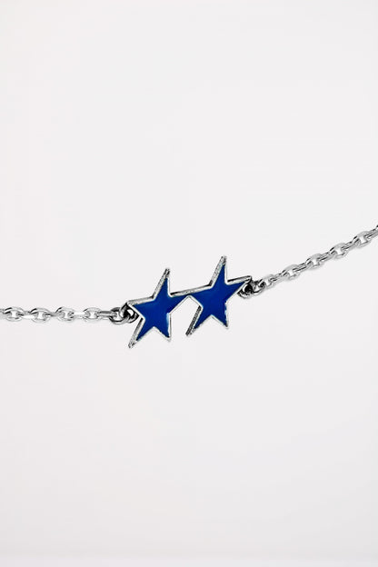 TWOJEYS ENAMELED ICON NECKLA en color PLATA  (3)