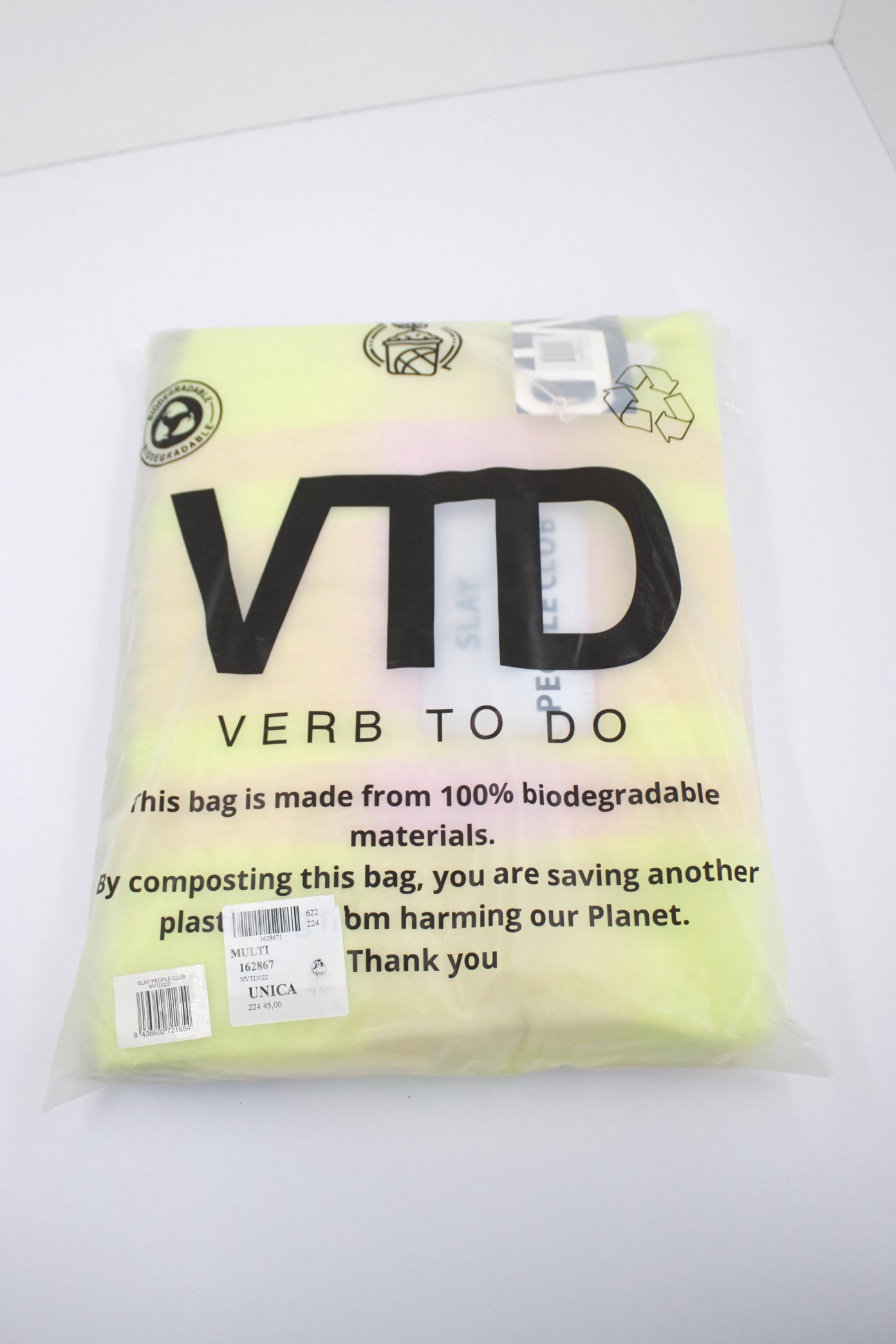 VERB TO DO SLAY PEOPLE CLUB en color MULTI  (4)