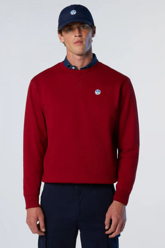 NORTH SAILS CREWNECK SWEATSHIRT en color RED  (1)