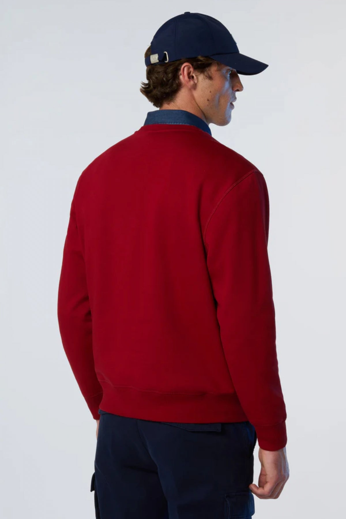 NORTH SAILS CREWNECK SWEATSHIRT en color RED  (3)