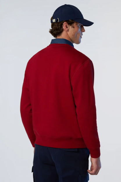 NORTH SAILS CREWNECK SWEATSHIRT en color RED  (3)