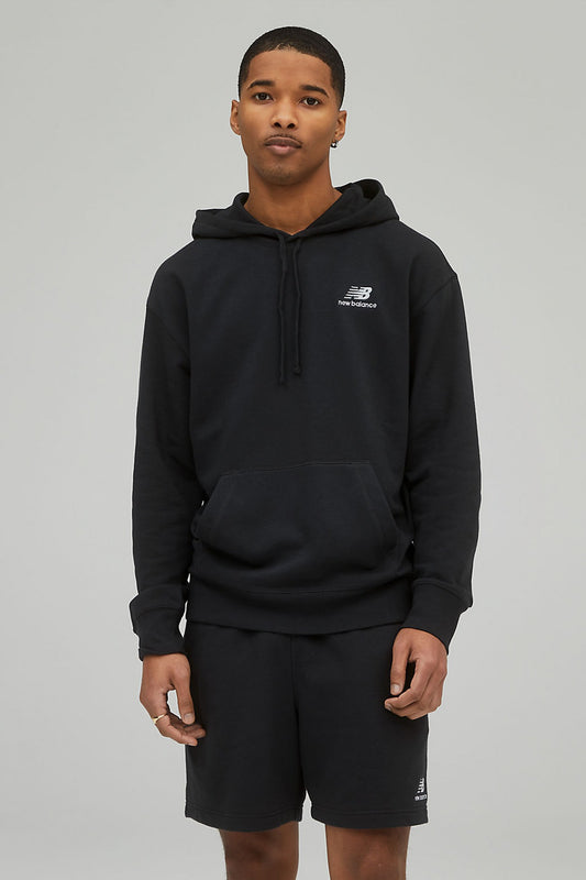 NEW BALANCE TERRY HOODIE en color BK  (1)