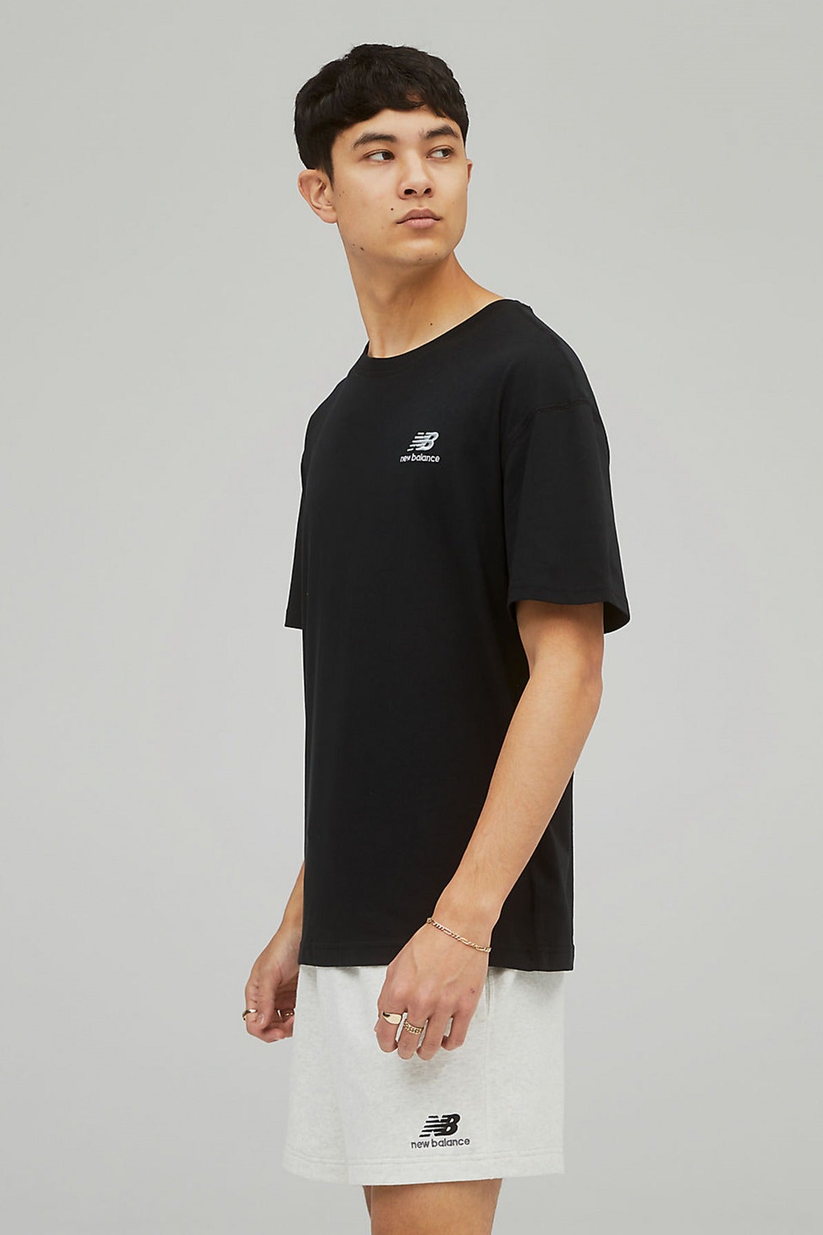 NEW BALANCE UNI-SSENTIALS COTTON en color BK  (2)