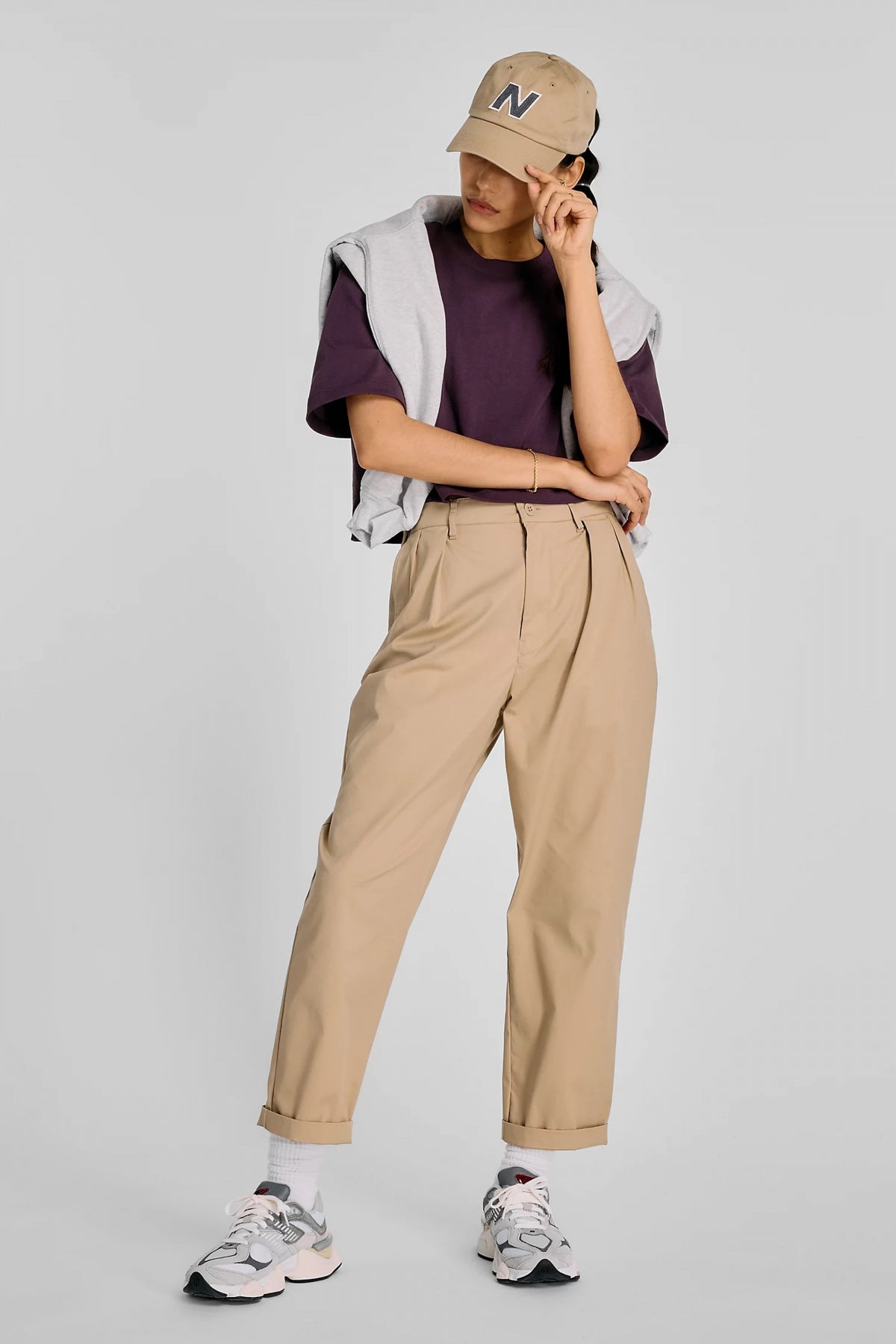 NEW BALANCE BOYLSTON TWILL TAPER en color SOT  (5)