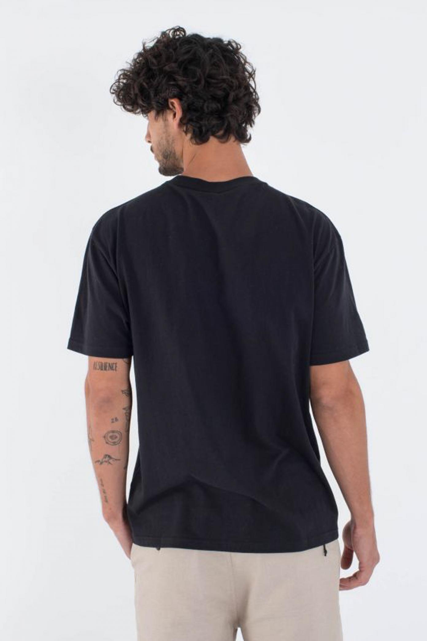HURLEY ORGANIC BURNSIDE TEE en color BLK  (2)