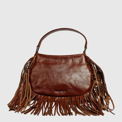 NUNOO BETTY FRINGE RIVER en color BROWN  (4)