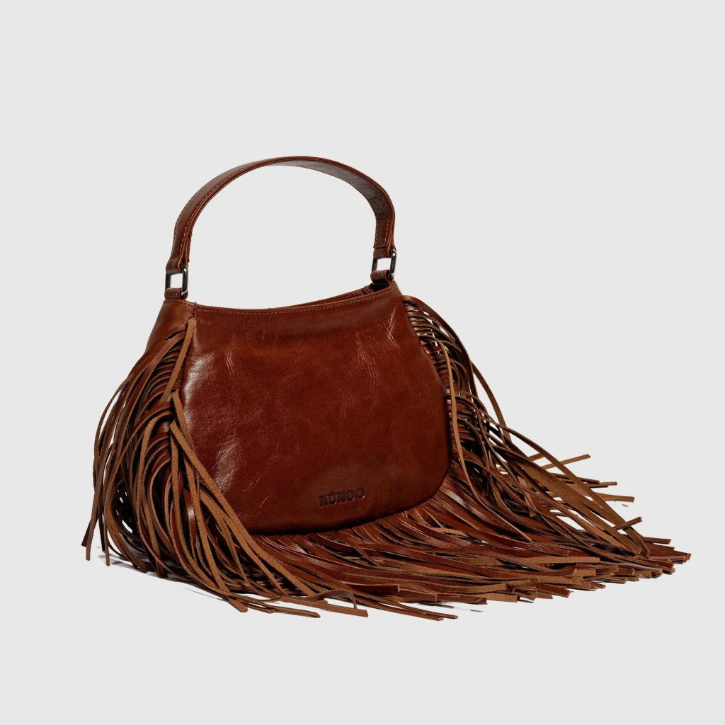 NUNOO BETTY FRINGE RIVER en color BROWN  (5)