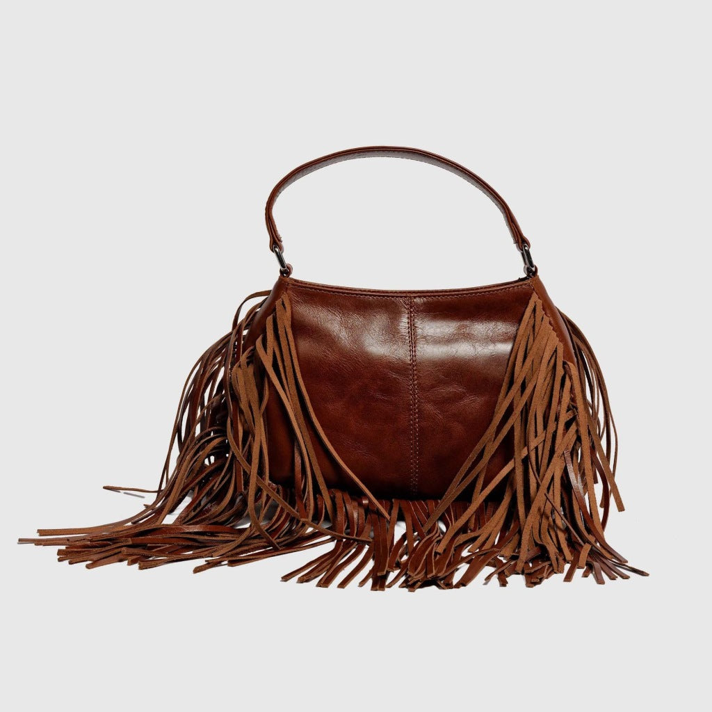 NUNOO BETTY FRINGE RIVER en color BROWN  (6)