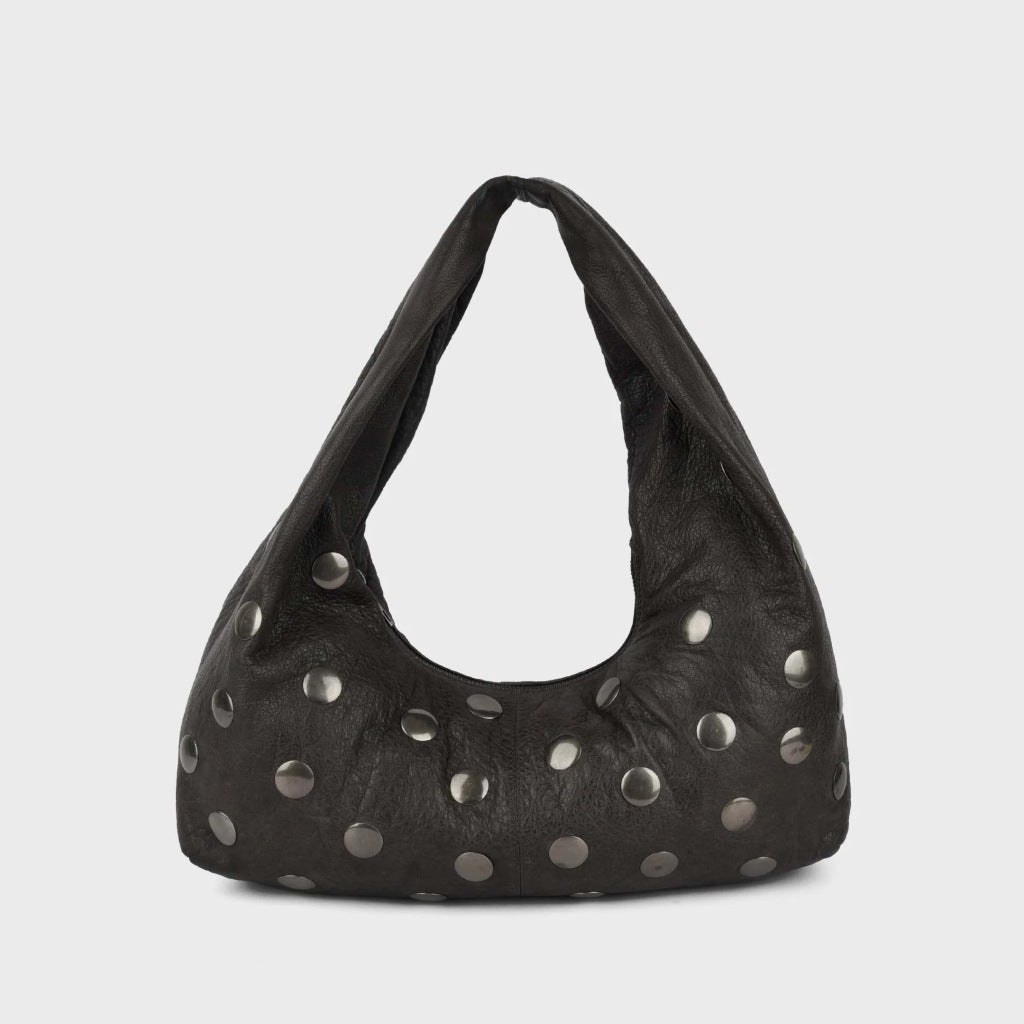 NUNOO  SMALL ALMA RIVET WA en color CHOCO  (4)