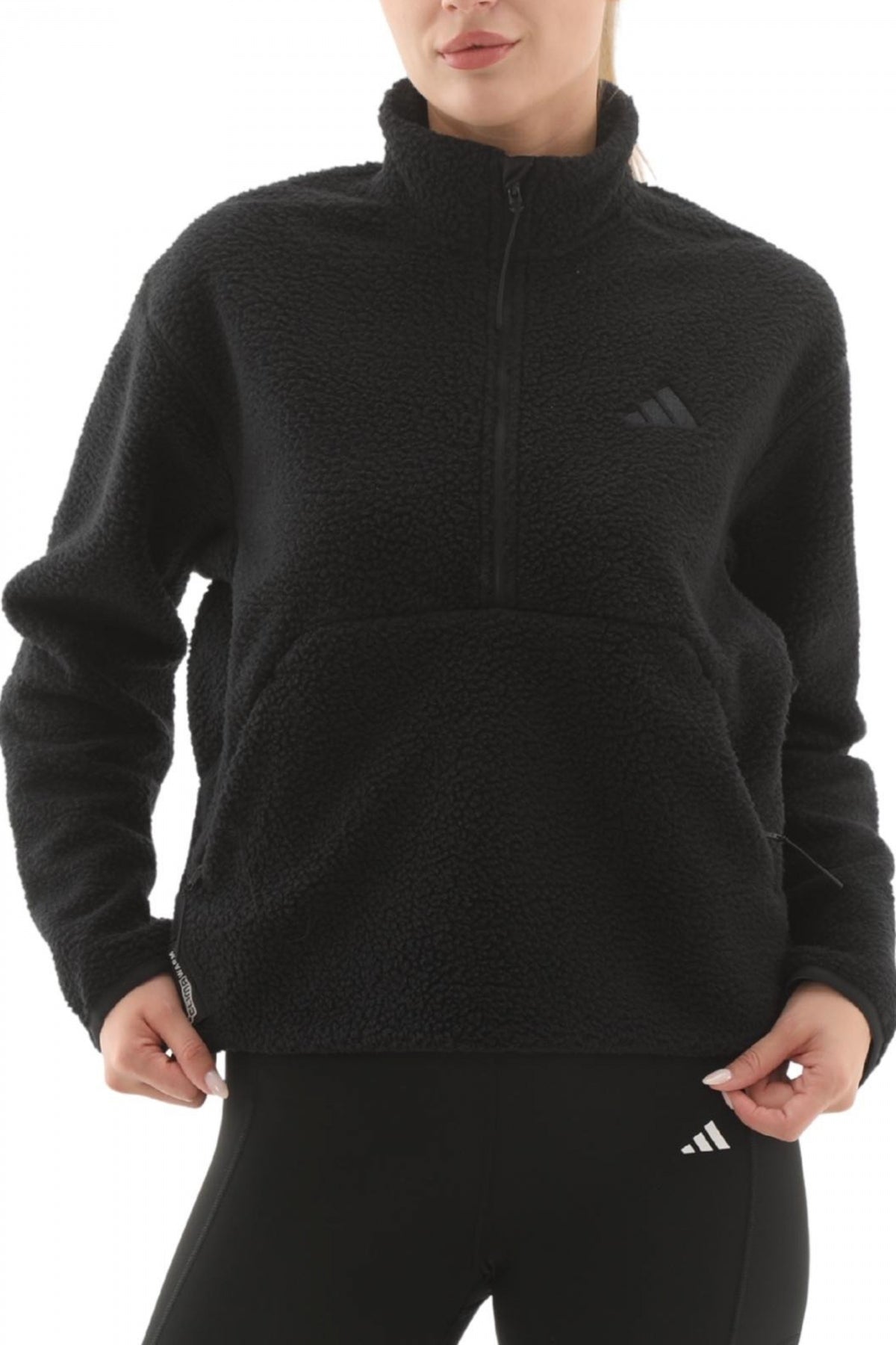 ADIDAS W CT FLEECE HZ en color BLACK  (1)