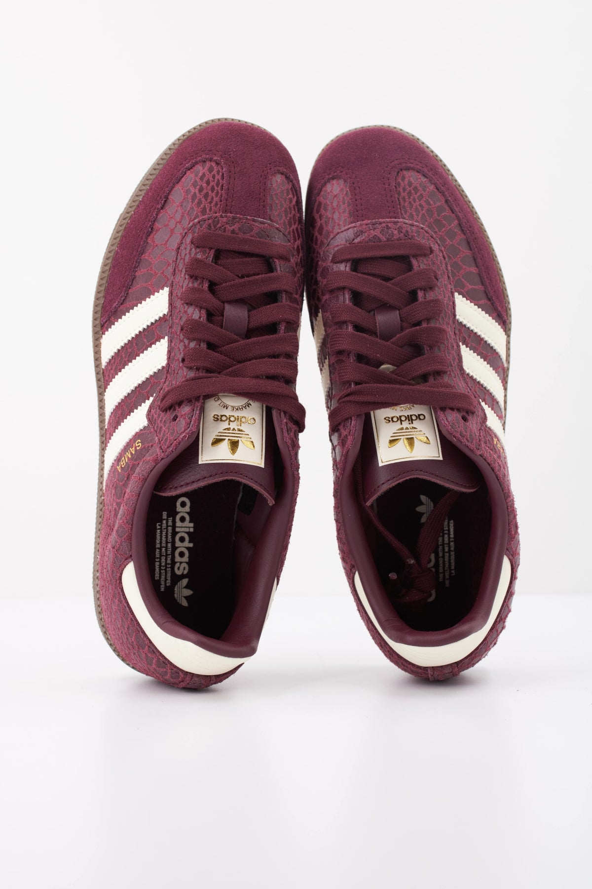 ADIDAS ORIGINALS IH SAMBA OG W en color MAROON  (3)