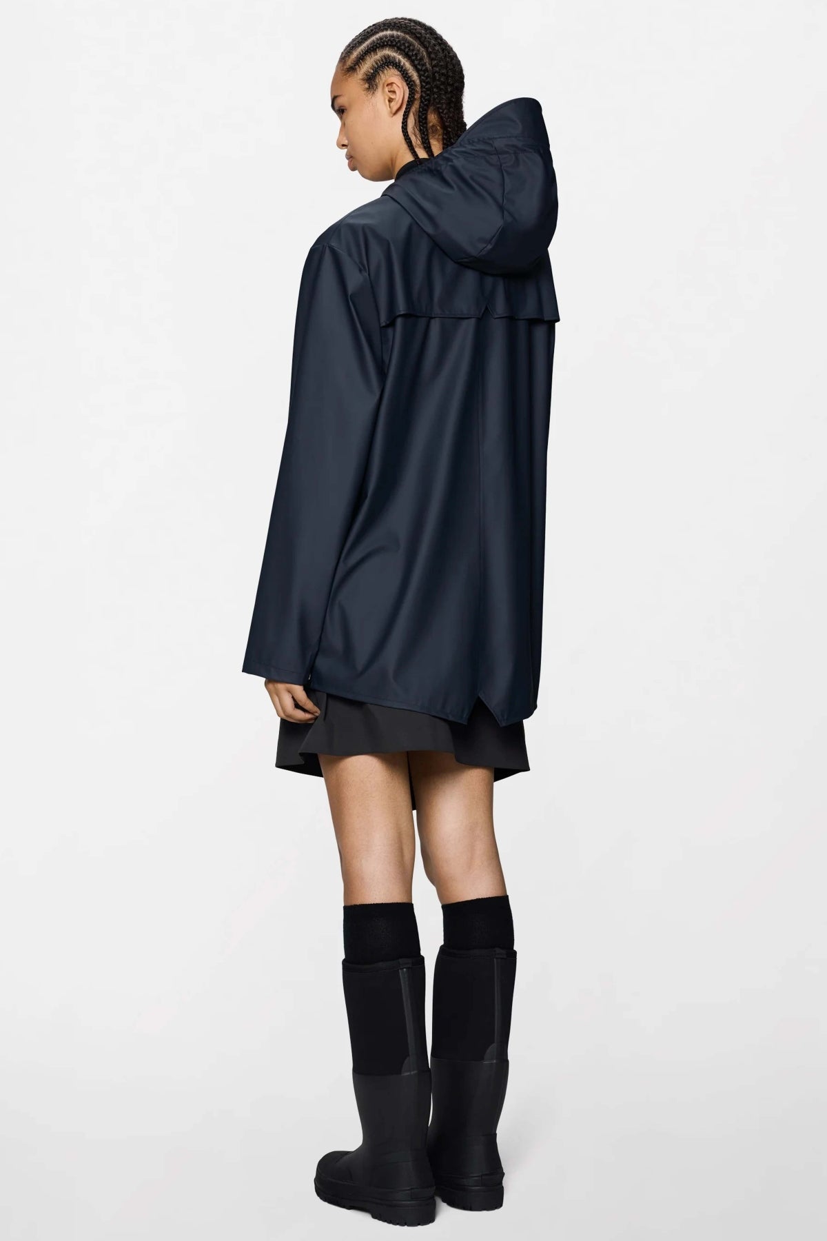 RAINS JACKET W en color NAVY  (2)