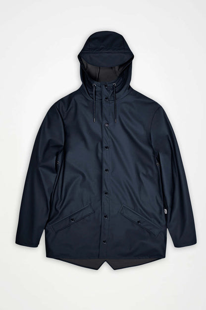 RAINS JACKET W en color NAVY  (3)