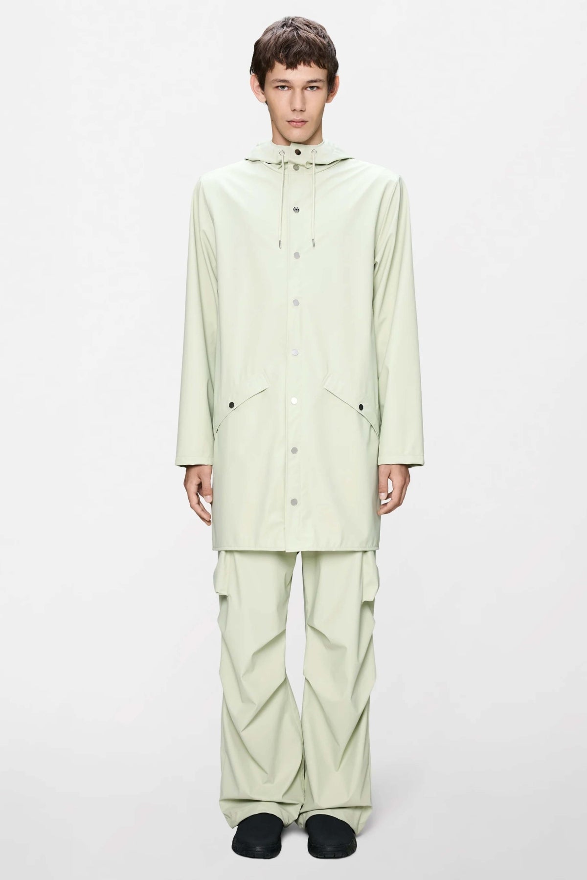 RAINS LONG JACKET W en color DAZE  (3)